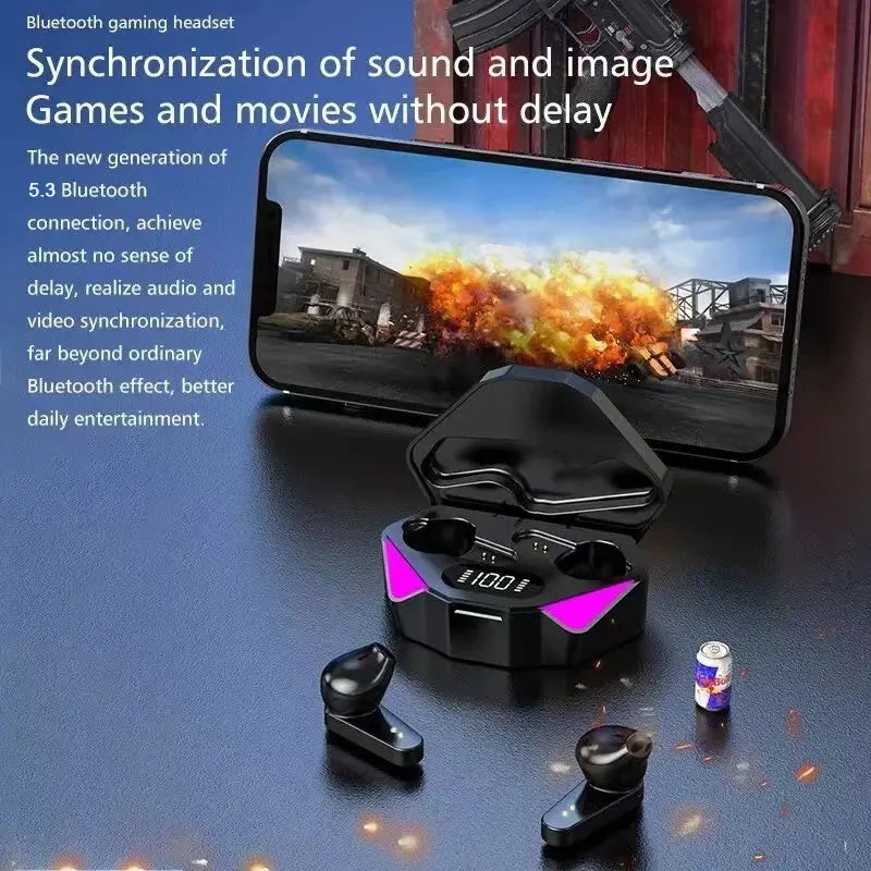 CyberSound™ X15 Cyberpunk Low-Latency Gaming Earbuds