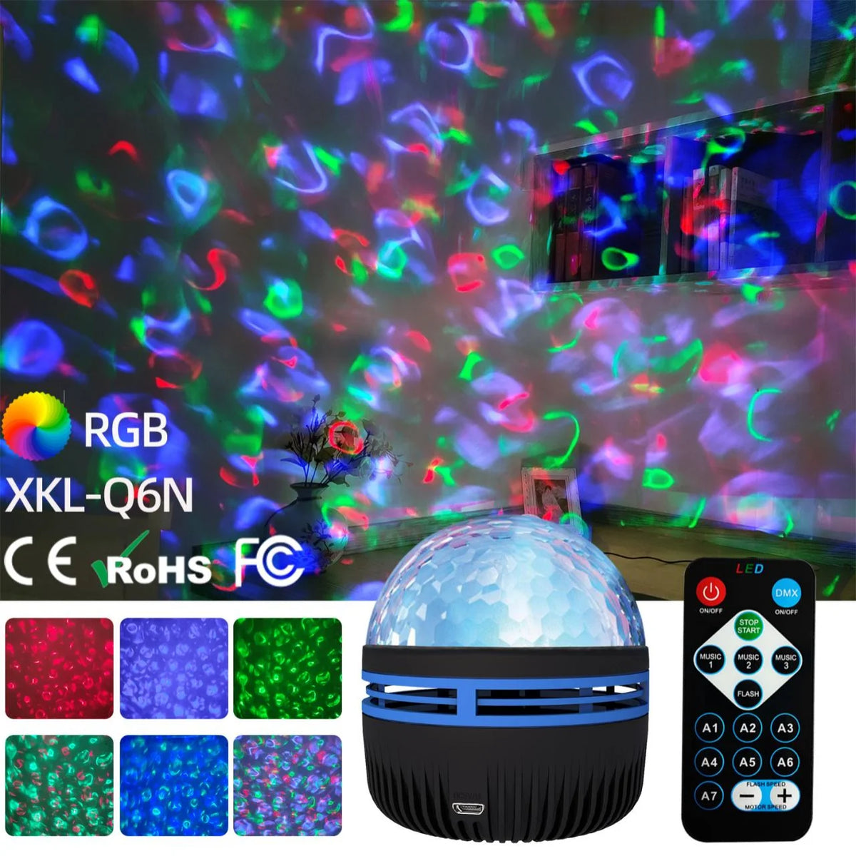 360° Rotating Sunset Projection Lamp & Romantic Ambient Night Light
