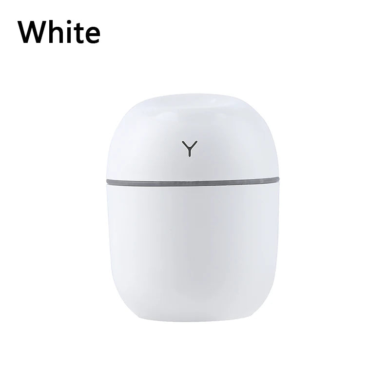 Ultra-Quiet Mini USB Portable Car & Home Air Humidifier with LED Atmosphere Light