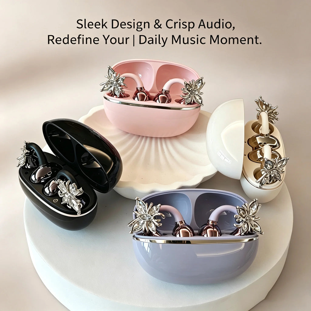 ProSound™ Wireless Crystal Earbuds with LED Power Display